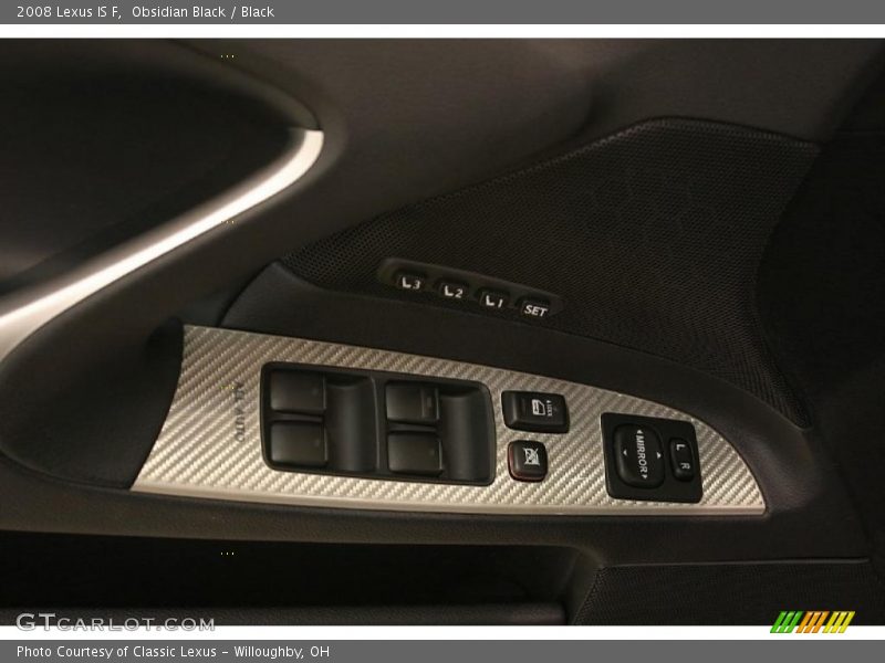 Obsidian Black / Black 2008 Lexus IS F