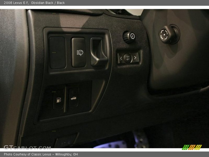 Obsidian Black / Black 2008 Lexus IS F