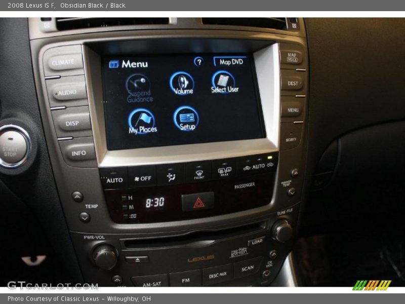Controls of 2008 IS F
