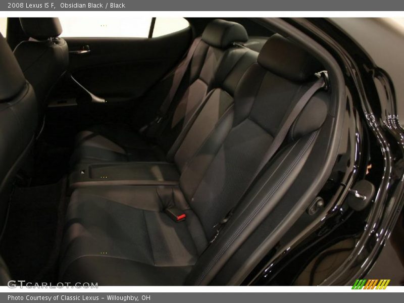 Obsidian Black / Black 2008 Lexus IS F