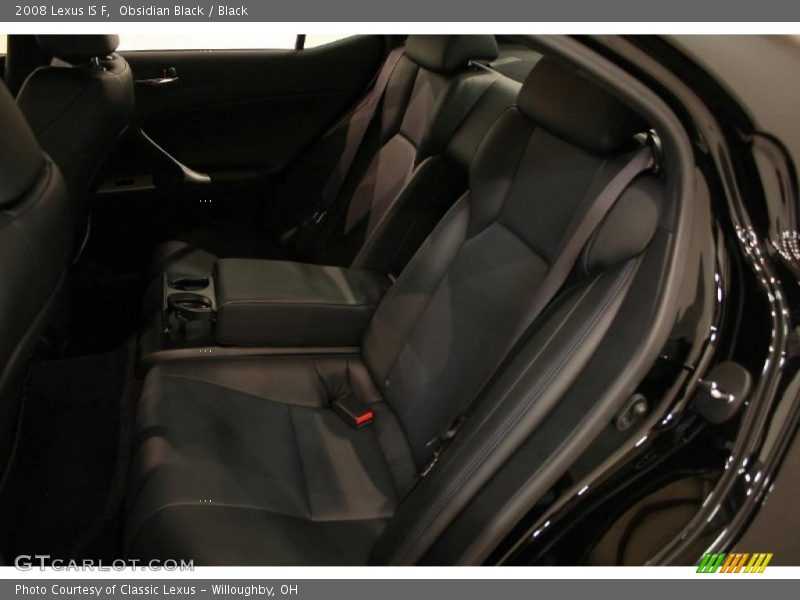 Obsidian Black / Black 2008 Lexus IS F