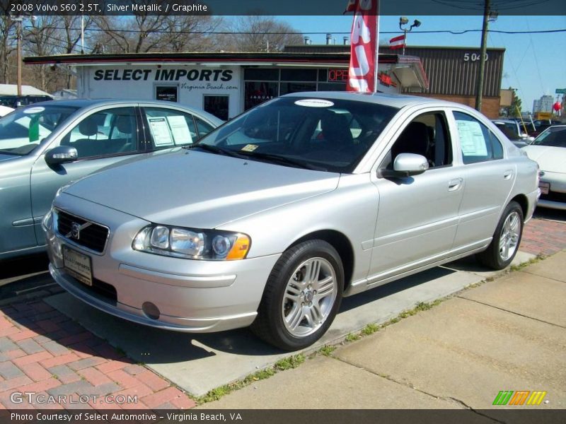 Silver Metallic / Graphite 2008 Volvo S60 2.5T