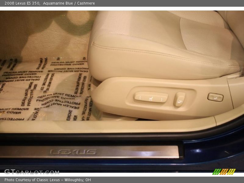 Aquamarine Blue / Cashmere 2008 Lexus ES 350