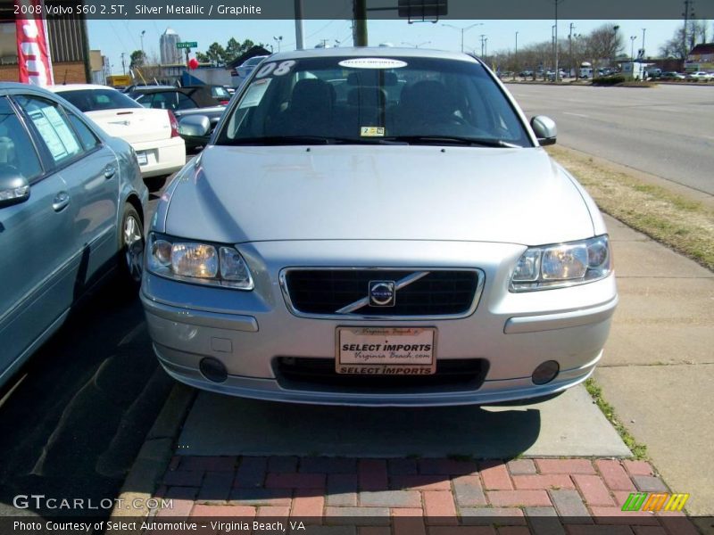 Silver Metallic / Graphite 2008 Volvo S60 2.5T