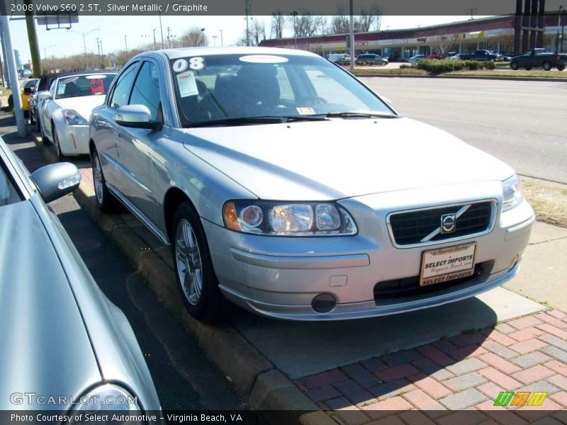 Silver Metallic / Graphite 2008 Volvo S60 2.5T