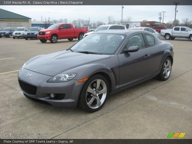 Galaxy Gray Mica / Black/Chaparral 2006 Mazda RX-8