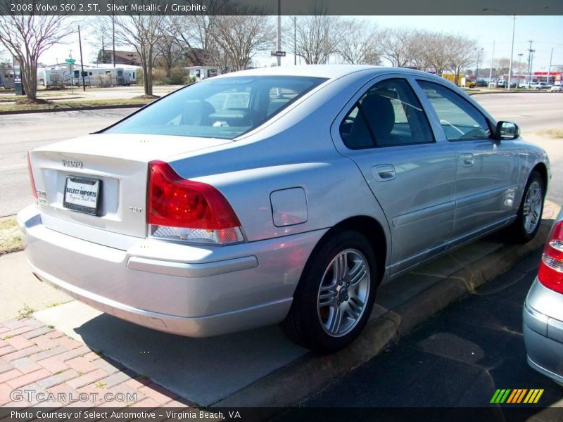 Silver Metallic / Graphite 2008 Volvo S60 2.5T
