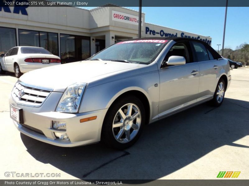 Light Platinum / Ebony 2007 Cadillac STS V6