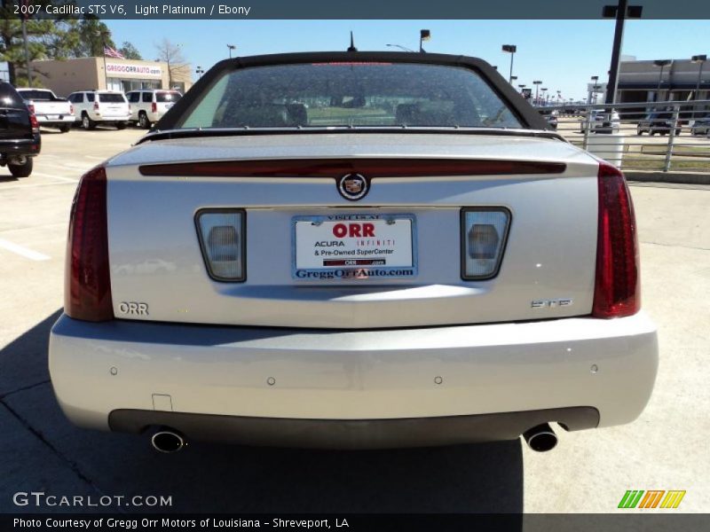 Light Platinum / Ebony 2007 Cadillac STS V6