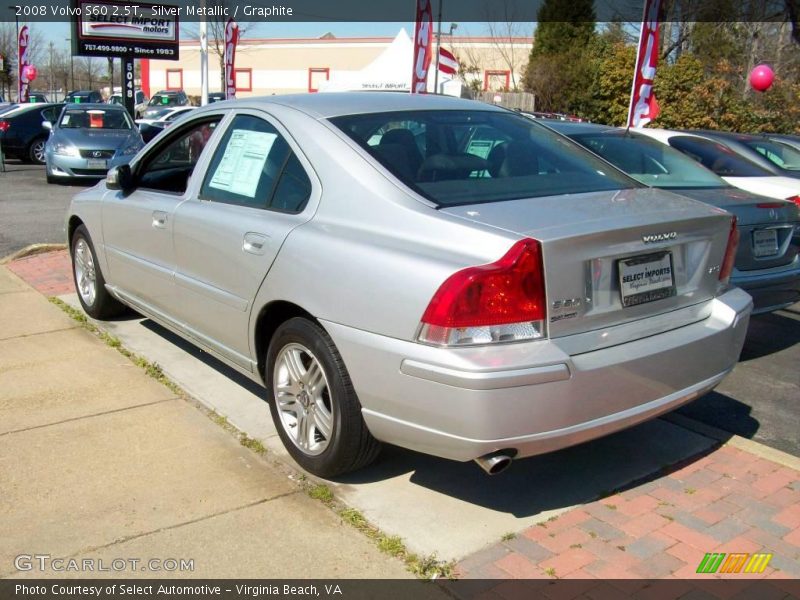Silver Metallic / Graphite 2008 Volvo S60 2.5T