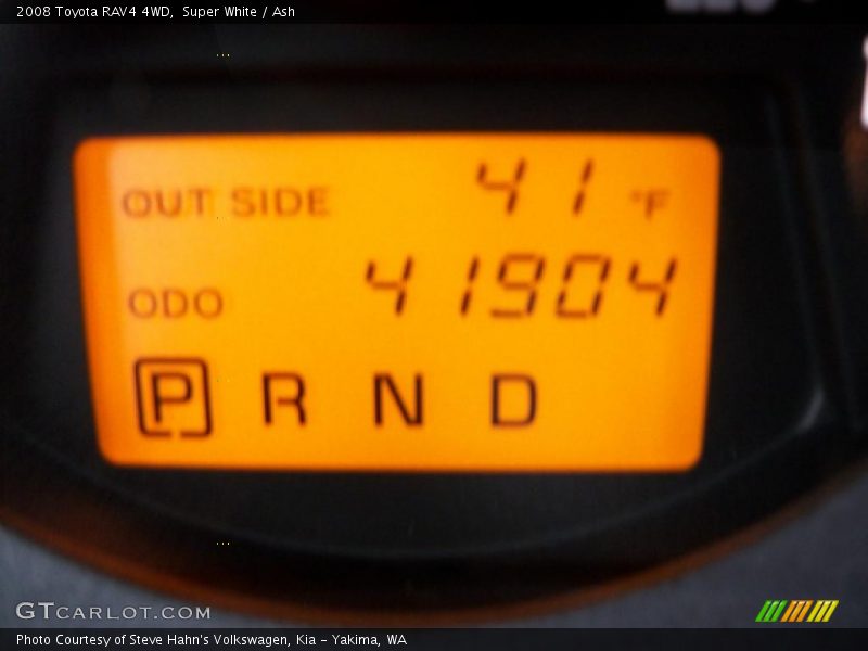 Super White / Ash 2008 Toyota RAV4 4WD