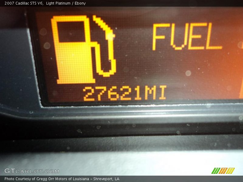 Light Platinum / Ebony 2007 Cadillac STS V6
