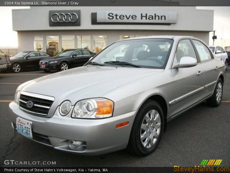 Diamond Silver / Gray 2004 Kia Optima LX