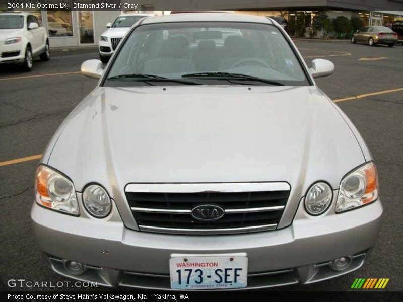 Diamond Silver / Gray 2004 Kia Optima LX