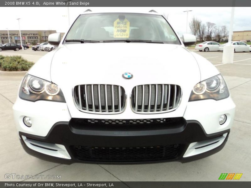 Alpine White / Sand Beige 2008 BMW X5 4.8i