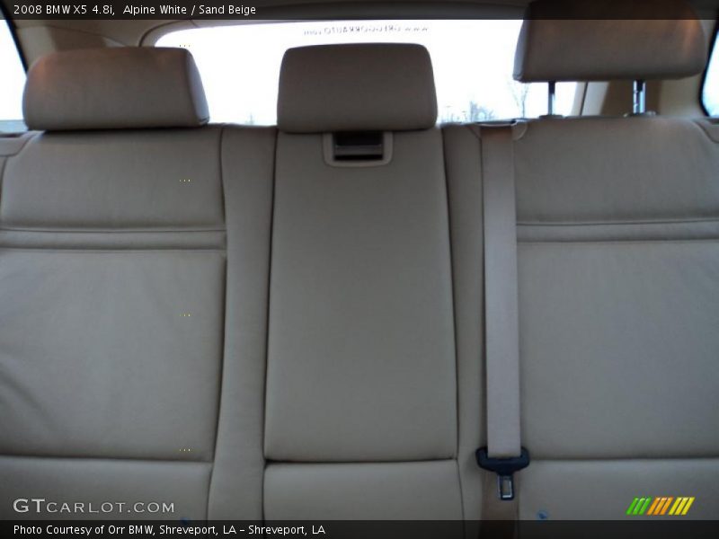Alpine White / Sand Beige 2008 BMW X5 4.8i