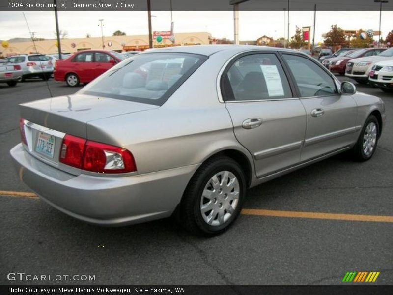 Diamond Silver / Gray 2004 Kia Optima LX