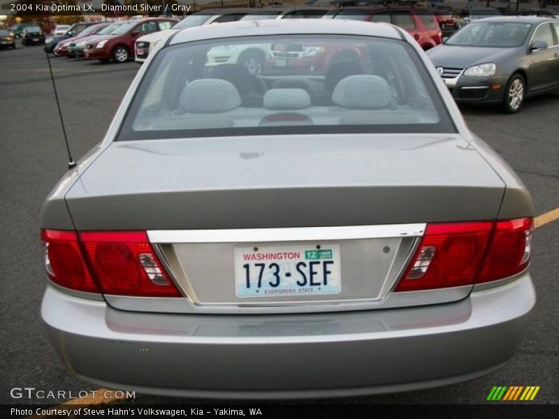 Diamond Silver / Gray 2004 Kia Optima LX