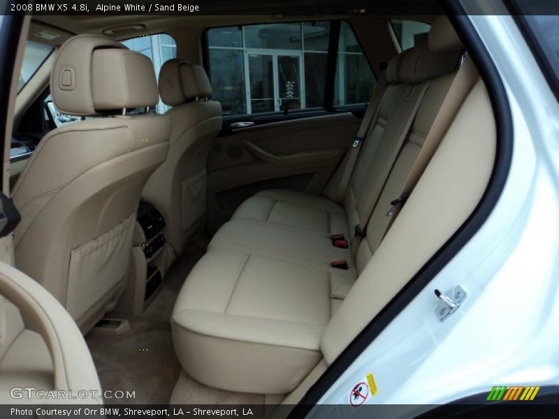 Alpine White / Sand Beige 2008 BMW X5 4.8i