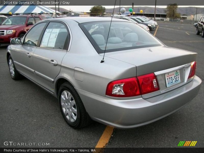 Diamond Silver / Gray 2004 Kia Optima LX