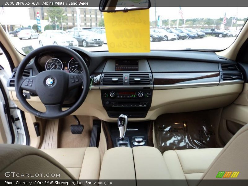 Alpine White / Sand Beige 2008 BMW X5 4.8i