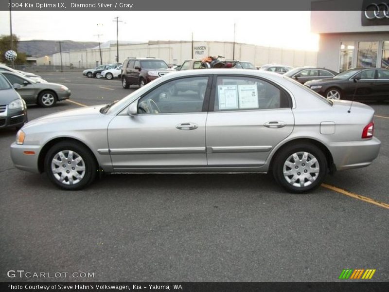 Diamond Silver / Gray 2004 Kia Optima LX