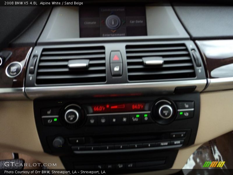 Alpine White / Sand Beige 2008 BMW X5 4.8i
