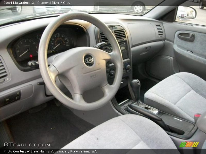Diamond Silver / Gray 2004 Kia Optima LX