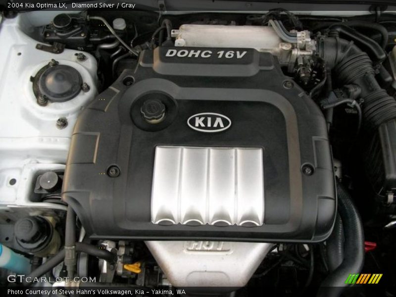Diamond Silver / Gray 2004 Kia Optima LX