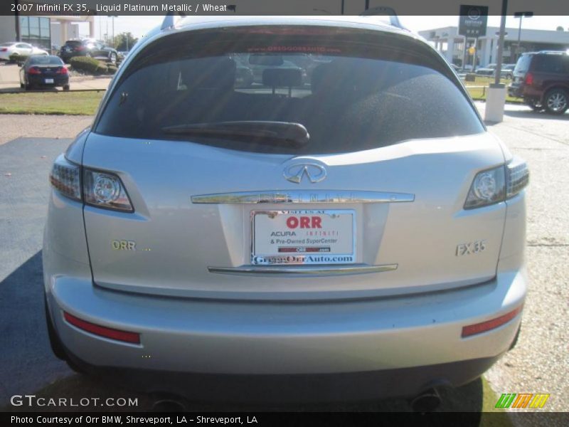 Liquid Platinum Metallic / Wheat 2007 Infiniti FX 35