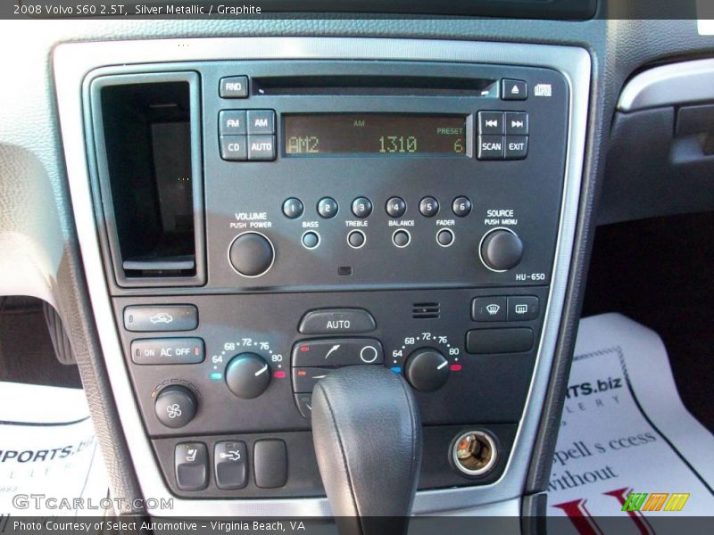 Silver Metallic / Graphite 2008 Volvo S60 2.5T