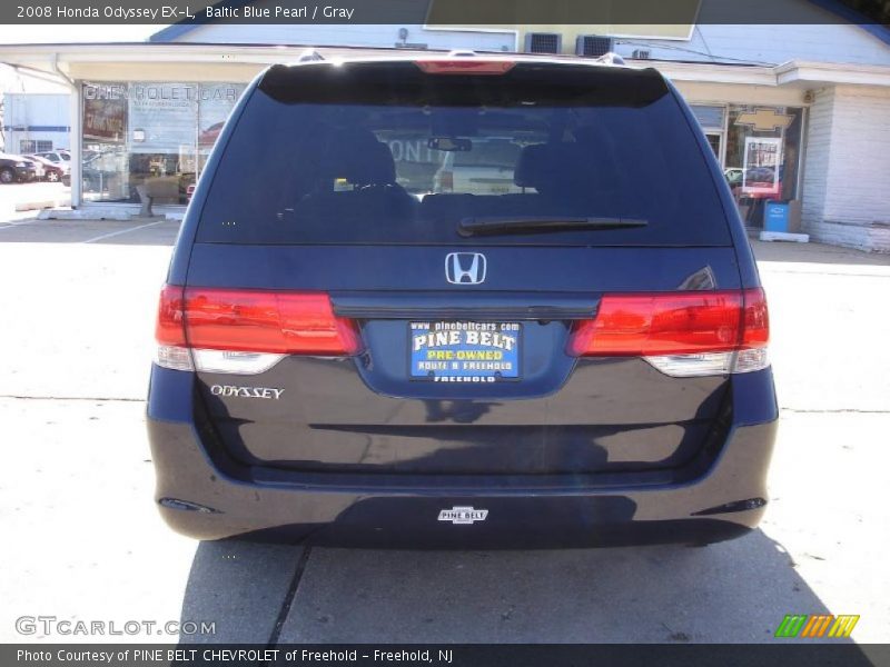 Baltic Blue Pearl / Gray 2008 Honda Odyssey EX-L
