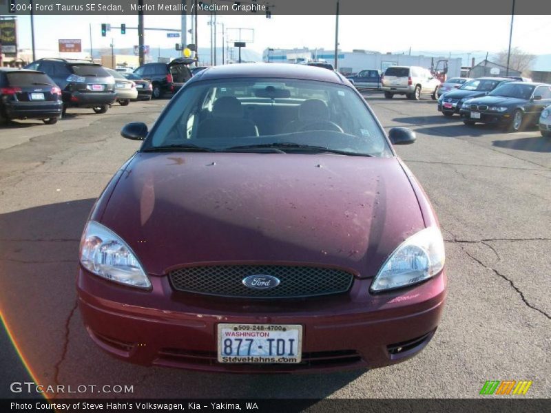 Merlot Metallic / Medium Graphite 2004 Ford Taurus SE Sedan