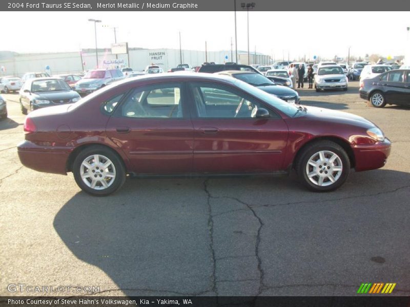 Merlot Metallic / Medium Graphite 2004 Ford Taurus SE Sedan