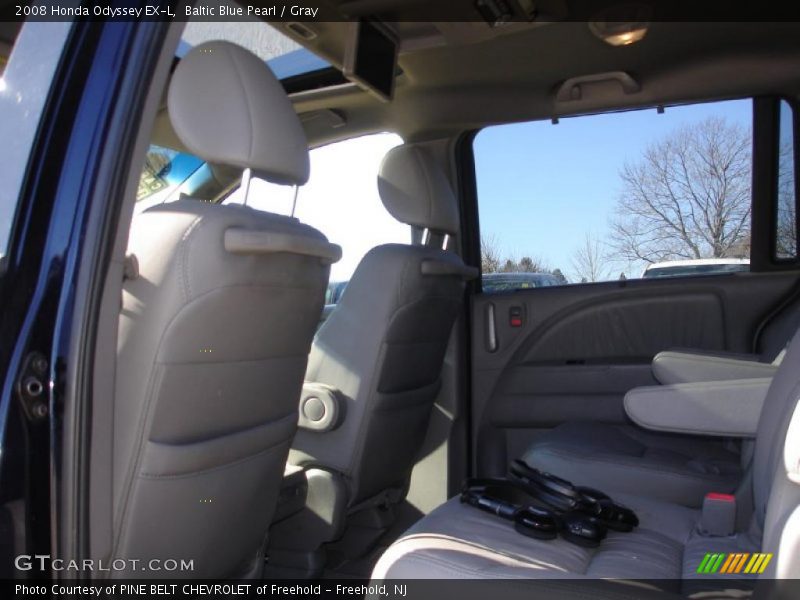 Baltic Blue Pearl / Gray 2008 Honda Odyssey EX-L
