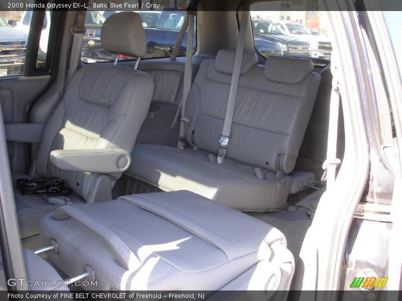 Baltic Blue Pearl / Gray 2008 Honda Odyssey EX-L