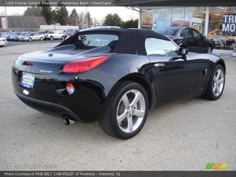 Mysterious Black / Steel/Sand 2006 Pontiac Solstice Roadster