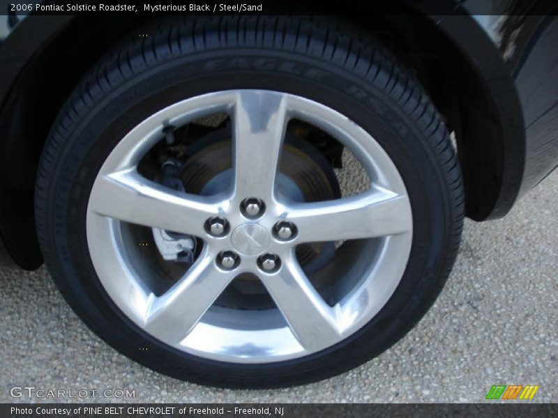 Mysterious Black / Steel/Sand 2006 Pontiac Solstice Roadster