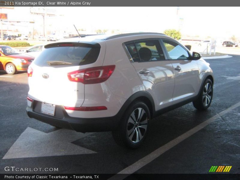 Clear White / Alpine Gray 2011 Kia Sportage EX