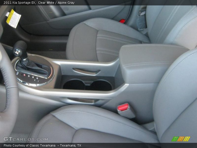 Clear White / Alpine Gray 2011 Kia Sportage EX