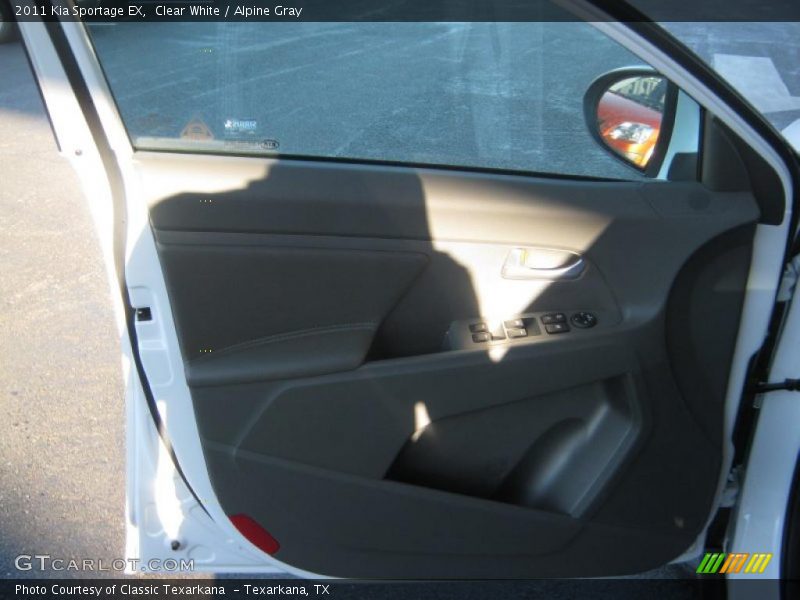 Clear White / Alpine Gray 2011 Kia Sportage EX