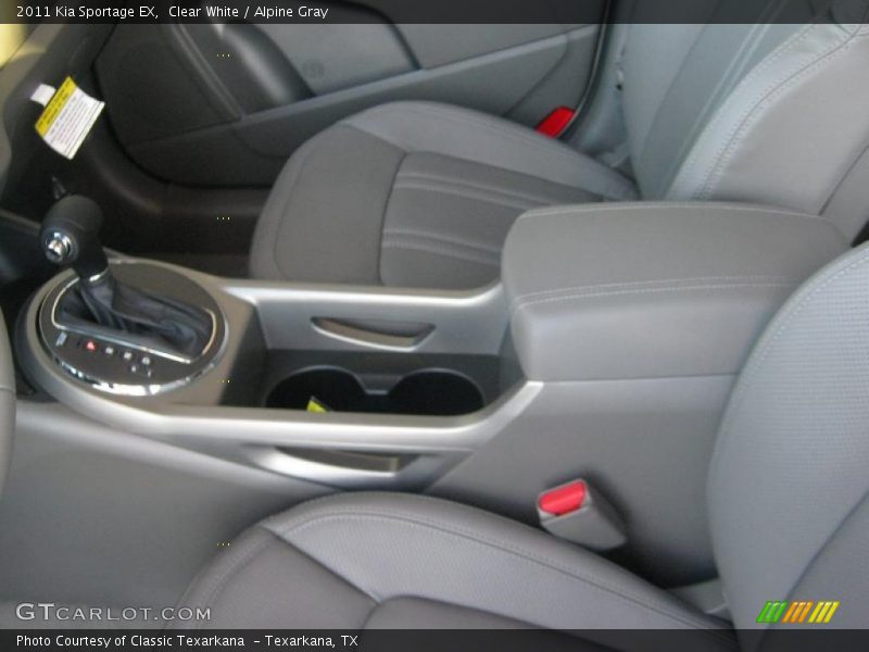 Clear White / Alpine Gray 2011 Kia Sportage EX