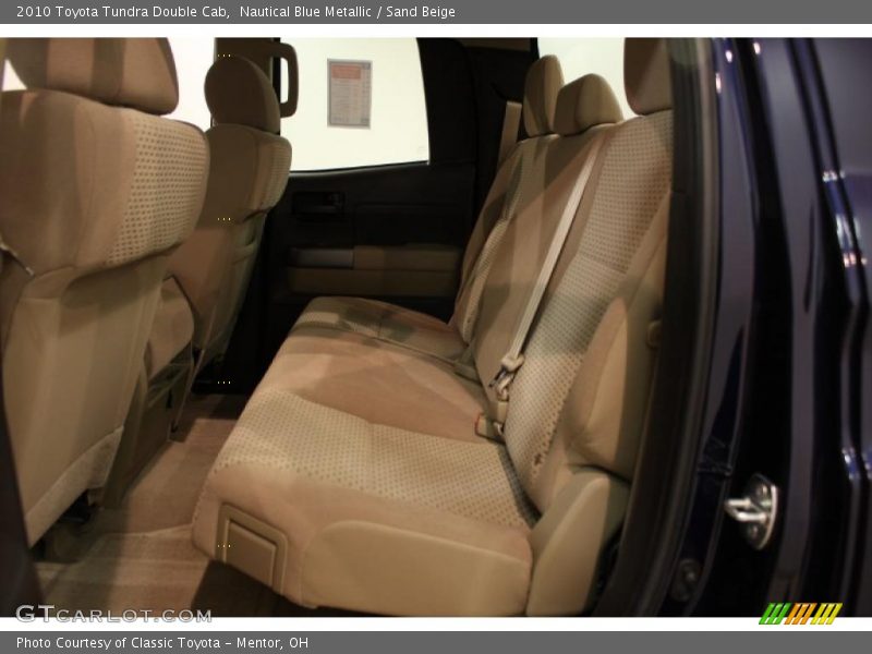 Nautical Blue Metallic / Sand Beige 2010 Toyota Tundra Double Cab