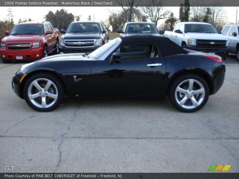 Mysterious Black / Steel/Sand 2006 Pontiac Solstice Roadster