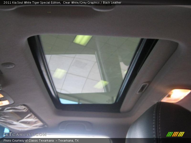 Sunroof of 2011 Soul White Tiger Special Edition
