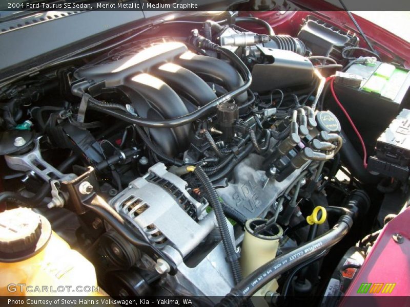 Merlot Metallic / Medium Graphite 2004 Ford Taurus SE Sedan