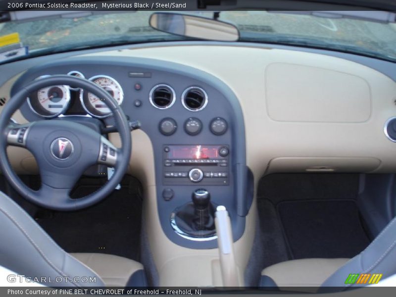 Mysterious Black / Steel/Sand 2006 Pontiac Solstice Roadster