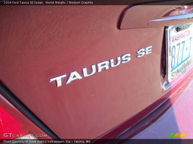Merlot Metallic / Medium Graphite 2004 Ford Taurus SE Sedan