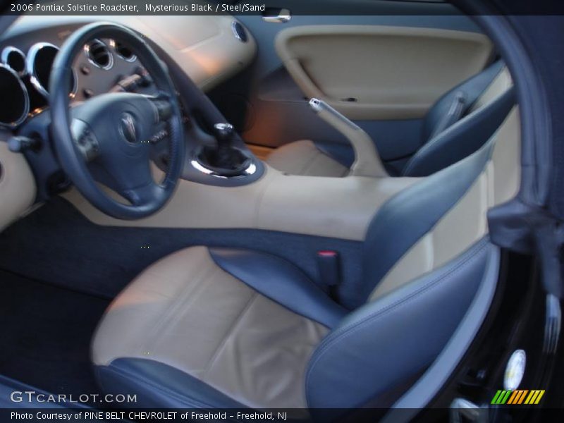 Mysterious Black / Steel/Sand 2006 Pontiac Solstice Roadster