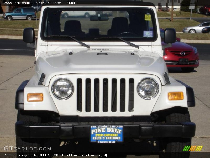 Stone White / Khaki 2005 Jeep Wrangler X 4x4